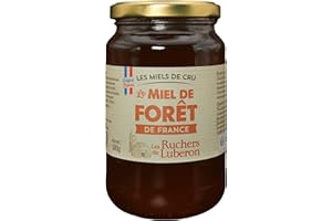 Les Ruchers du Luberon - Miel de Foret 500 g - Miel de Cru Francais Naturel - Pur - Non Pasteurisé - Sans Additifs