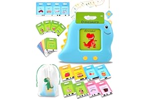 KLOIRA 510 Parole su Flashcard in Italiano e Inglese, Giochi di Vocabolario Montessori per Bambini dai 2 ai 6 anni, Giocattolo Educativo Prescolare per Imparare a Parlare