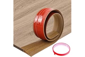 YOUSHANGRO Barre de Seuil Adhésive PVC, Profil de Transition pour Rattrapage de Dénivellation, Jonction entre Sols et Portes Hauteur Réglable，Rampe de Seuil Bandes de Transition Sol