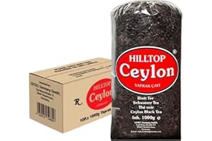 ROLAND GERMANY Hilltop Ceylon Dunkler Tee – 1 Stück Schwarztee Blatt-Tee aus Sri Lanka – Aromatischer – 500g / 800g / 1000g – Yaprak Çayı im Beutel