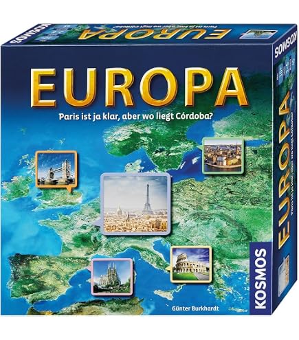 DV Giochi „10 Days In Europe“ – Strategisches Reise-Brettspiel Für 2-4 Spieler
