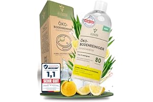 ‎HELDENGRÜN Heldengrün® Öko Bodenreiniger für Wischroboter [YUZU & LEMONGRASS] Dermatologisch getestet - Wischroboter Reinigungsmittel - Streifenfrei, schnelltrocknend & schaumarm - Reiniger Wischroboter