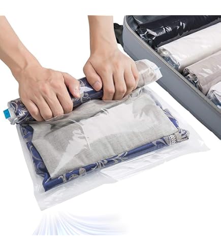 Intirilife Lot de 10 sacs sous vide transparents pour vêtements, draps et textiles - 88,9 x 127 cm