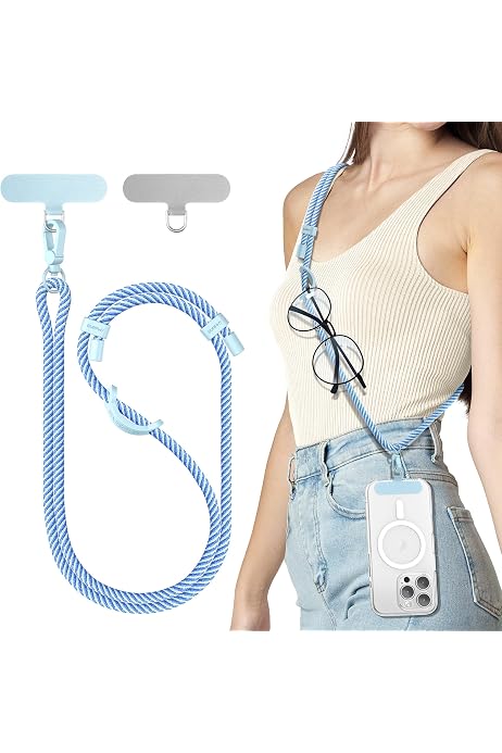 Cordon De Téléphone Portable Vauki - Collier De Cou Réglable, Universel, Pour Smartphone, Nylon Résistant