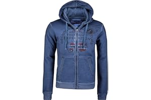 GEO NORWAY Gergen Men - Sweat À Capuche Et Poche Kangourou pour Homme - Sweats Shirts À Logo pour Homme - Sweat Shirt Hoody Chaud Manches Longues - Sweatshirt Sport Casual Regulier