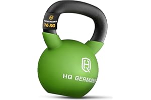 ‎HQ GERMANY HQ Germany® Neopren Kettlebell | Vollguss | 2-32kg | Starter-Sets | ±2,0% Gewichtstoleranz
