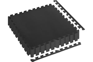 MOVIT Tappeto Puzzle - 60x60cm, 8 Pezzi, Antiscivolo, Salvapavimento, in Schiuma EVA, Incastro, 11 Colori - Tappetino Fitness, Materassino Palestra, Pavimentazione Gommata, da Ginnastica, Allenamento