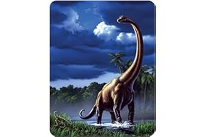 Magnet 3D LiveLife - Brachiosaure de Deluxebase. Aimant lenticulaire Puissant pour frigo 3D Dinosaure. Magnet décoratif Enfants & Adultes avec Illustrations sous Licence Artiste renommé Jerry LoFaro