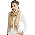 RIIQIICHY Ladies Scarf for Women Winter Scarves Wraps Pashmina Shawl Reversible Scarf Warm Large