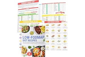 Bodeshis Diabetic Food Chart, 3-Piece Set for Type 2 Diabetes, Diabetes Foods List & Meal Planner, Easy to Read Diet Guide, Low Carb Food List Printable with Serving Size,Carbs,Calories