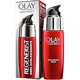 OLAY Siero Viso Antirughe con Acido Ialuronico Regenerist, Ultra Rassodante, con Niacinamide e Vitamina B5, Idrata e Leviga, 