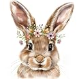 20 Servietten Mit Hasen-Motiv – Naturdesign Für Ostern, Gartenparty & Tischdeko, 33x33 Cm