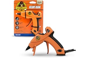 Gorilla Dual Temp Mini Pistola de silicona: dual temp mini (naranja)