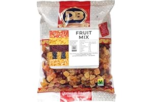 Ginco Premium Mixed Dried Fruits 1kg, Mixed Dried Fruits Including Papaya, Pineapple, Raisins, Cranberry, Mango Suitable for Vegetarian Diets