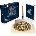 CLP Pierre à Pizza En Cordiérite 38x30cm Avec Livre Recettes - Pour Four Et Grill