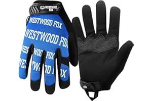 WESTWOOD FOX Rękawice robocze ochronne antypoślizgowe rękawice mechaniczne, stabilny chwyt, do ekranu dotykowego, męskie i damskie, lekkie, dla robotników