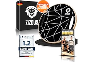 ‎ZIZOUS ZIZOUS® Premium Balance Board TESTSIEGER Komplettset - Hochwertiges Wackelbrett inkl. Antirutschmatte - Gleichgewichtstrainer mit Handgriffen - Balance-Board mit Ebook