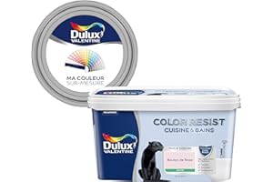 Ma Couleur Sur-Mesure par Dulux Valentine – Peinture Intérieure Murs, Plafonds, Boiseries - Palette expressive, Cuisine & Bain Satin, Bouton de Rose , 2 L