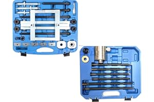 JOMAFA Extractor de inyectores hidraulico 17 toneladas con juego de adaptadores para Fiat, Ford, Opel, PSA Citroen peugeot y Suzuki