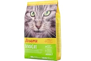 JOSERA SensiCat 2 kg | Croquettes pour chat ultra digestes | Nourriture Super Premium adaptée au chat adulte ayant une digestion difficile | Sac de 2 kg