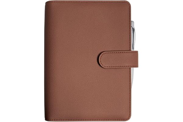 Exacompta 72559E - Organiseur Exatime 17 Baltique - 15 x 19 cm - Semainier Septembre 2025 à décembre 2026 - 16 mois - Coloris marron