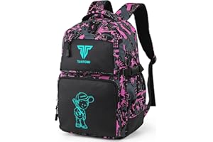 TANTOMI Schulranzen für Jungen, Schulrucksack Teenager Schultasche für Jungen und Mädchen mit Reflektierenden Mustern, Wasserdichte Schulranzen Ergonomische Kinderrucksäcke