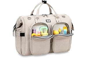 Pomelo Best Baby Changing Bag with Pram Clips and Changing Mat