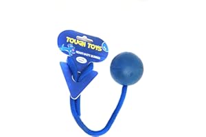 HAPPYPET Rope Ball Dog Toy Strong Tough Durable Fun Interactive Chewing Floatable Playing Catch Fetch Lightweight Tugging Pulling for All Breeds 2.5"