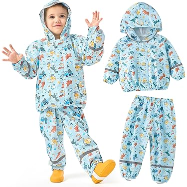 Gudotra Pioggia Incappucciati Antipioggia Poncho Con Cappuccino Giacche