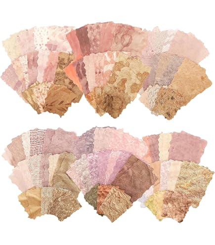 15 Blatt Strukturiertes Scrapbook-Papier – Mix Aus Farben & Texturen, Ideal Für Journaling, Karten & Deko