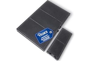 VIOKS Filtr z węglem aktywnym, okap kuchenny, zamiennik do Bosch DWZ0AK0A0 11018700 Siеmens LZ10AKA00 Neff Z51AIA0X0 Constructa 17000965 zestaw filtrów węglowych do okapów kuchennych