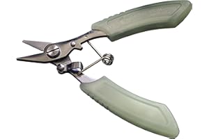 RidgeMonkey Nite Glow Braid Scissors - Heavy Duty Carp Fishing Accessory From Ridge Monkey