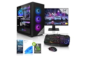 Megaport Méga Pack PC Gamer Fixe Complet AMD Ryzen 9 5900X • GeForce RTX4060Ti 16Go • Ecran LED 24" • Windows 11 • 32Go DDR4 • 1To M.2 SSD • Clavier et Souris Gamer
