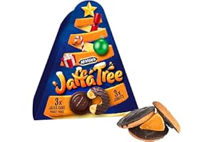 BELLA & CO. McVities Jaffa Cakes Christmas Tree Gift Set | Christmas Gifts | Stocking Filler | Box of Chocolates Gift | Boxes of Biscuits Gift For Men Women Family Boys Girls | 239g
