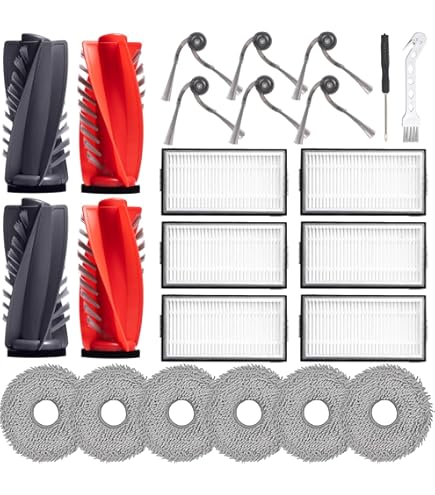 Lot 4 Serpillères Roborock S8 MaxV Ultra - Compatible Robot Aspirateur