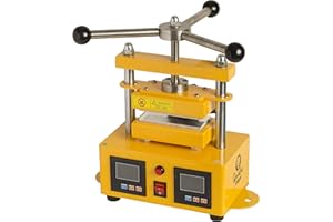 Qnubu Bolt Manuel 1 Tonne (Plaque 6 x 12 cm) Presse Rosin 1 Tonne Jaune