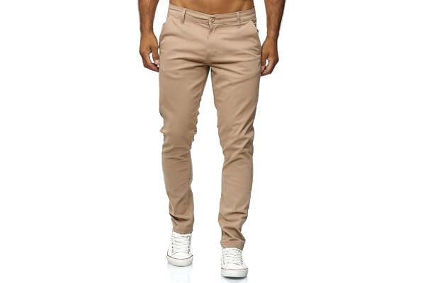 Elara Chino byxor för män Regular Slim Fit Stretch Chunkyrayan