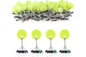 TOKSEO 900 Stück Gummistopper Angeln,9 in 1 Angeln Bobber Stopper,Stopper Angeln,Fishing Float Sinker Stopps,Schwarz,Blau, Rot Olivenart Posen Angeln für 10-25 LB Fisch