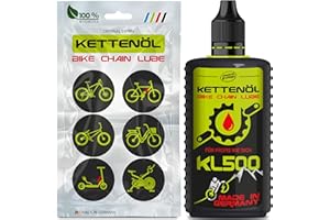 Huile de chaîne de vélo Syprin d'origine - protection ultime dans toutes les conditions météorologiques, lubrification pour VTT, vélos électriques et vélos de course - Qualité allemande 125 ml