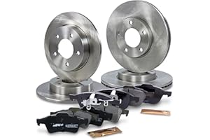 ENVA MADE FOR QUALITY BESTPRICE Juego de frenos incl. discos de freno delanteros Ø 278 mm + traseros Ø 265 mm + pastillas de freno delanteras y traseras compatible con MAZDA 3 (BK), 3 (BL),3 notchback (BK),3 notchback (BL)