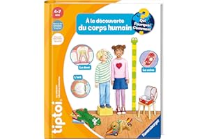 Ravensburger - tiptoi® - Livre interactif - À la découverte du corps humain - Jeu éducatif électronique, sans écran - A partir de 4 ans - version française - 13099016