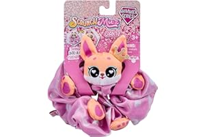 Scrunchmiez Giantz, chouchous « surdimensionnés » se transforment comme par Magie d'un Accessoire de Cheveux en Adorable Compagnon de Collection en Peluche et d'un Sac à Dos, 96546