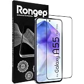 Rongep Screen Protector for Samsung Galaxy A55 9H Hardness Anti-Static Tempered Glass Affecting Image Quality and Touch