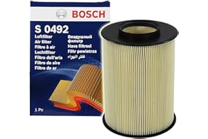 Bosch Filtro Aria per Auto 0 - Trattiene le particelle solide all'esterno della presa d'aria - Resistente all'umidità ed altamente resistente alla trazione