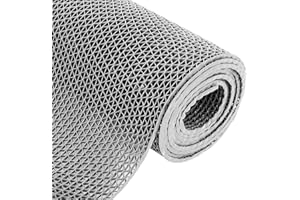 CROWNSHOP Rubber Matting Non Slip 300 X 88Cm 5MM Drainage Non Slip Floor Mat Thick Commercial Rubber Mat Garage Pools Restaurant Bars Bathroom Patio Outdoor Indoor Splash Matting