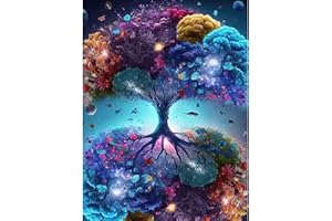 VIART Tree Diamond Painting Kits-Tree of Life Diamond Art Kits,5D Diamond Painting Kits for Adults for Gift Home Wall Decor(12x16inch)