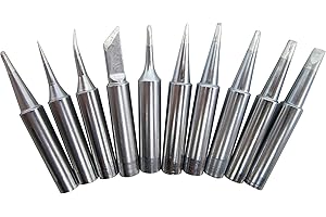 Lot de 5 embouts à souder 900M pour Hakko 936 937 888D 907 FX-600 Yihua 936B X-tronics 3020 Bakon Atten Quick Aoyue Bakon Fer à souder Pointe de la marque AiCE Tls")