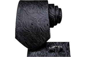 Hi-Tie Herrenkrawatte Schwarz Rosa Krawatte Blau Goldene Krawatte Grüne Krawatte Paisley-Blume Kariert Streifen Punkt Krawatten Einstecktuch Manschettenknöpfe Hochzeit Party Business Formal