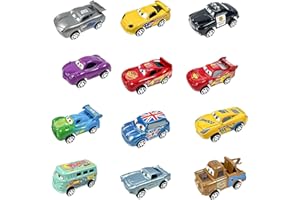 Elie&Eason Car Toys Lightning Mcqueen 12 PCS Cars Lightning Mcqueen Cars Toys, Hot Toy, Small for Kids