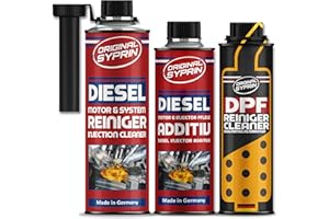 ‎SYPRIN SYPRIN Diesel All-Year Set - Reiniger Additiv und DPF I Reinigung sowie Pflege für das ganze Jahr - Kraftstoffzusatz I Dieselreinigung I Komplett-Set